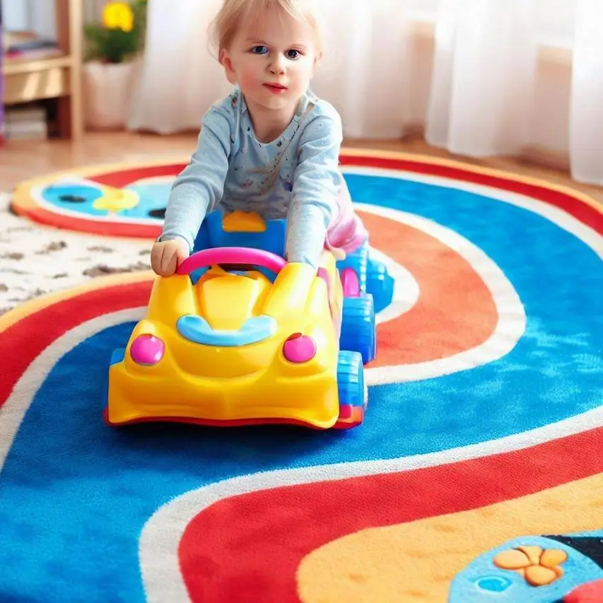 Detský koberec autodráha