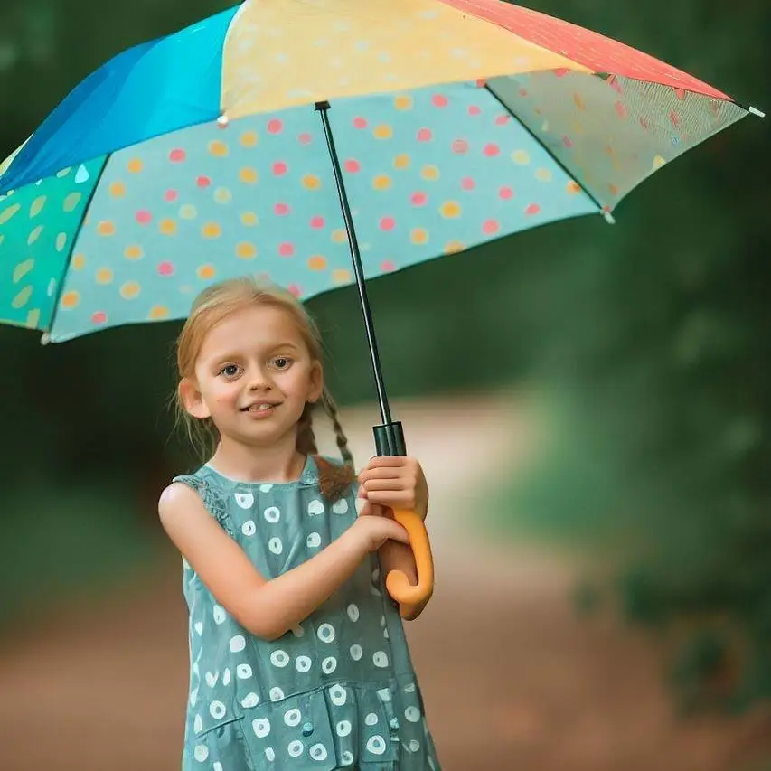 Detský skládací dáždnik: Všetko