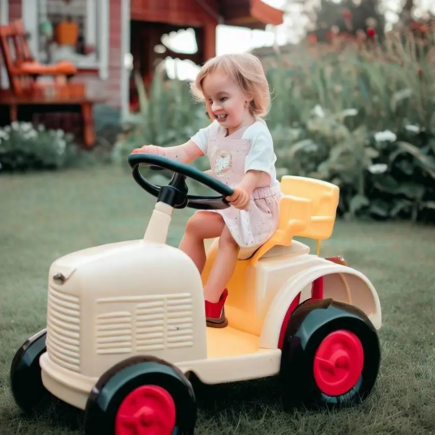 Detský šlapací traktor s vlečkou: Zábava a Učenie v Jednom