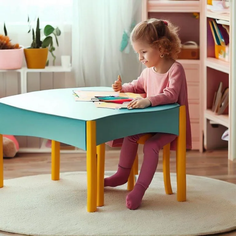Detský stolík s úložným priestorom