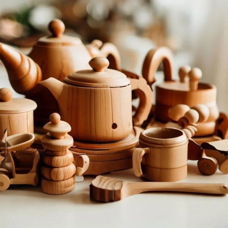 Drevené hračky do kuchynky: Kreatívna zábava pre malých kuchárov